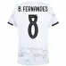 Portogallo B.FERNANDES 2025/26 Maglia Trasferta - Bianca