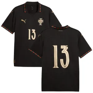 Maillot Enfant Édition Spéciale Portugal EUSÉBIO 2025/26 - Noir