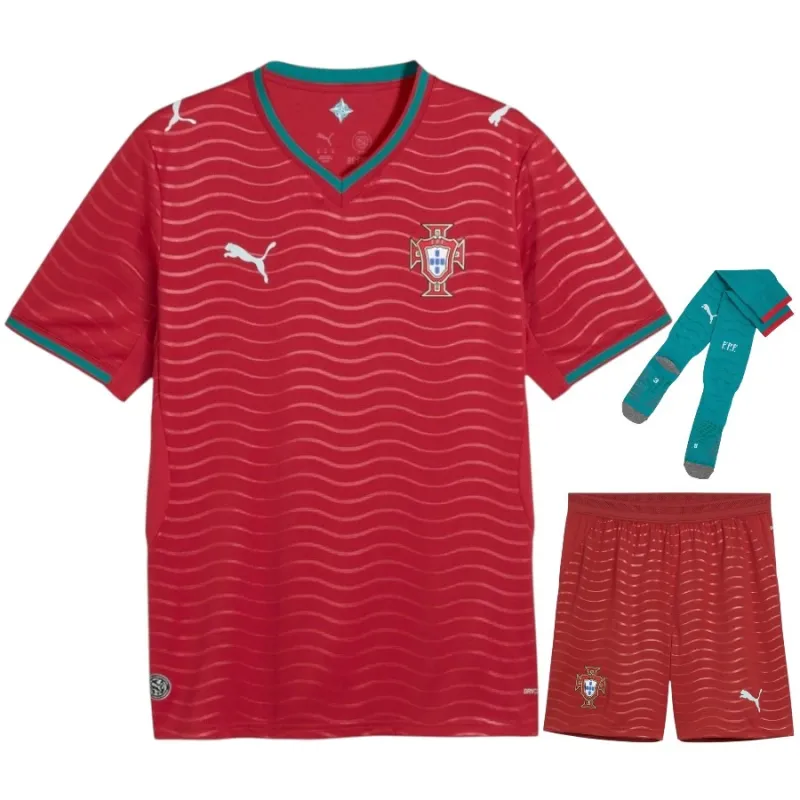 Portugals Kinder-Heimkit 2026/27 - Rot