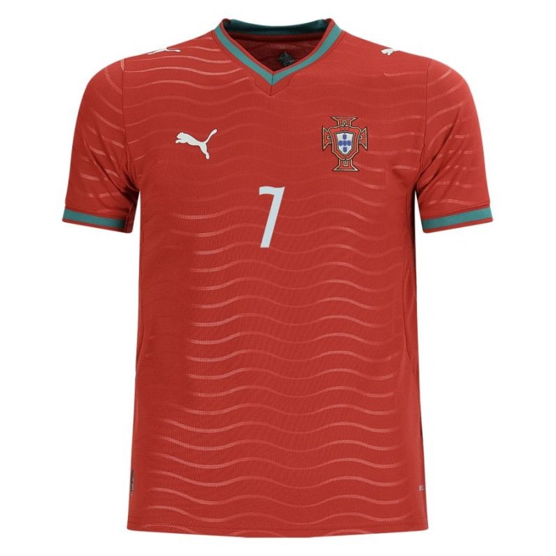 Portugal RONALDO Kinder-Trikot 2026/27 Heim - Rot