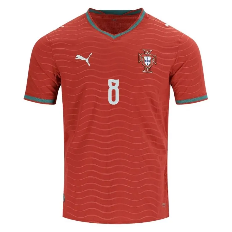 Portugal B.FERNANDES 2026/27 Heimtrikot - Rot
