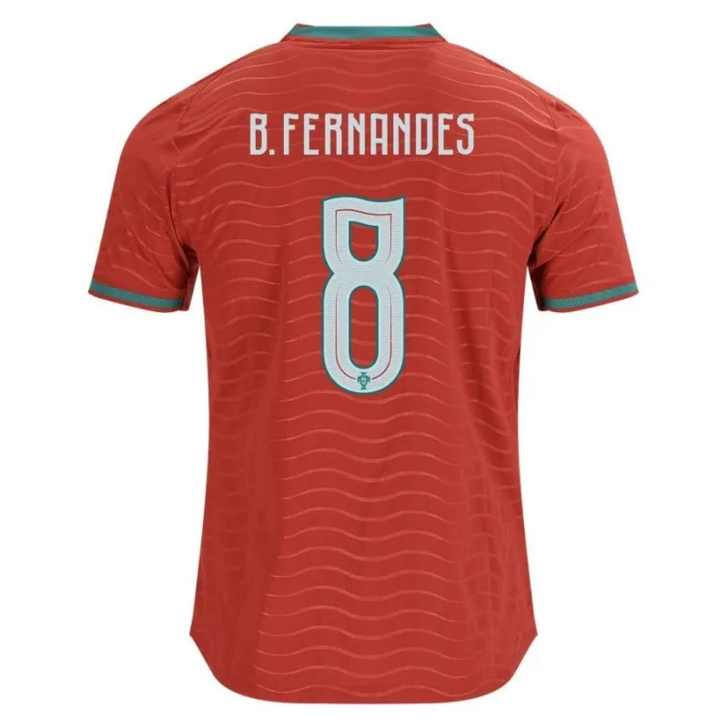 Portugal B.FERNANDES 2026/27 Heimtrikot - Rot