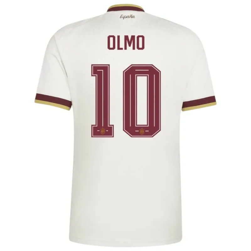 Espagne OLMO 2026/27 ensemble maillot extérieur enfant blanc
