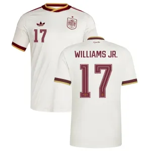 Spagna WILLIAMS JR 2026/27 maglia trasferta bianca