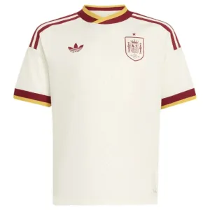 Spagna 2026/27 maglia trasferta bambino bianca