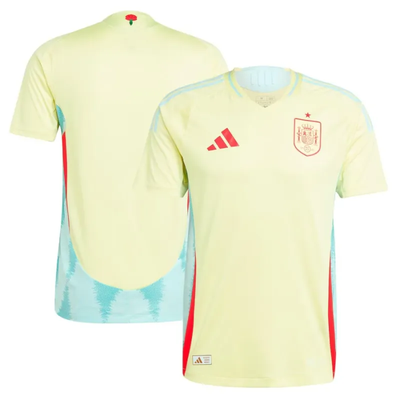 Maillot d'extérieur de l'Espagne 2024/25 - Édition joueur - Jaune