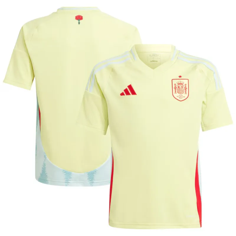 Maillot d'extérieur pour enfants de l'Espagne 2024/25 - Jaune