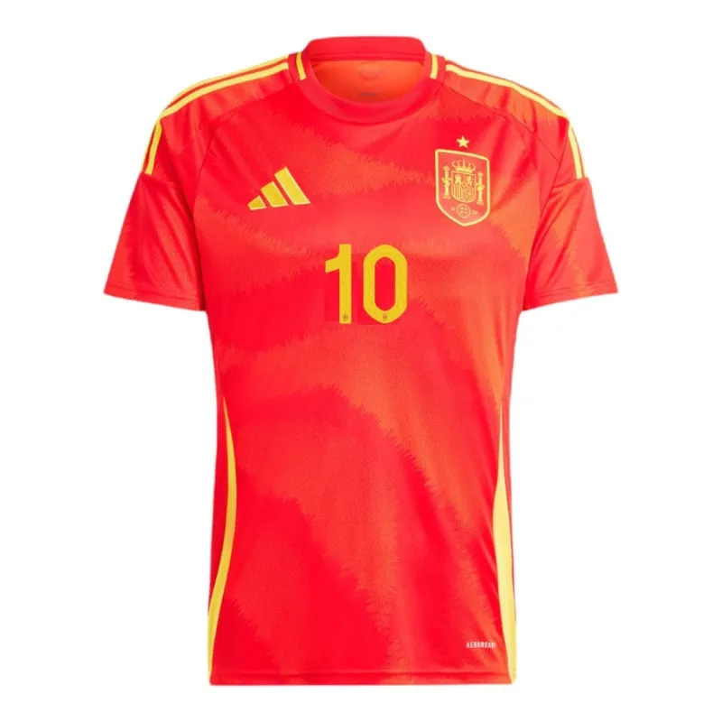 Ensemble de maillot principal pour enfants de l'Espagne de Yamal 2024/25 - Rouge