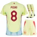 Ensemble de maillot d'extérieur pour enfants de l'Espagne de Pedro 2024/25 - Jaune