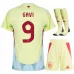 Ensemble de maillot d'extérieur pour enfants de l'Espagne de Gavi 2024/25 - Jaune