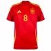 Maillot principal de l'Espagne de Pedri 2024/25 - Rouge