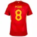 Maillot principal de l'Espagne de Pedri 2024/25 - Rouge