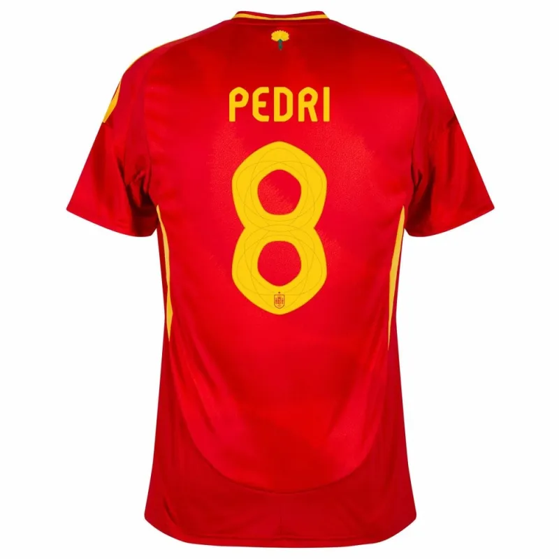 Maillot principal de l'Espagne de Pedri 2024/25 - Rouge
