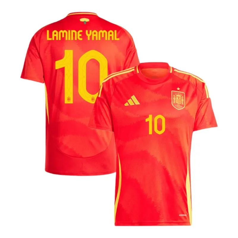 Yamal's Spain 2024/25 Home Jersey - Red