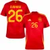 Cubarsí's Spain 2024/25 Home Jersey - Red