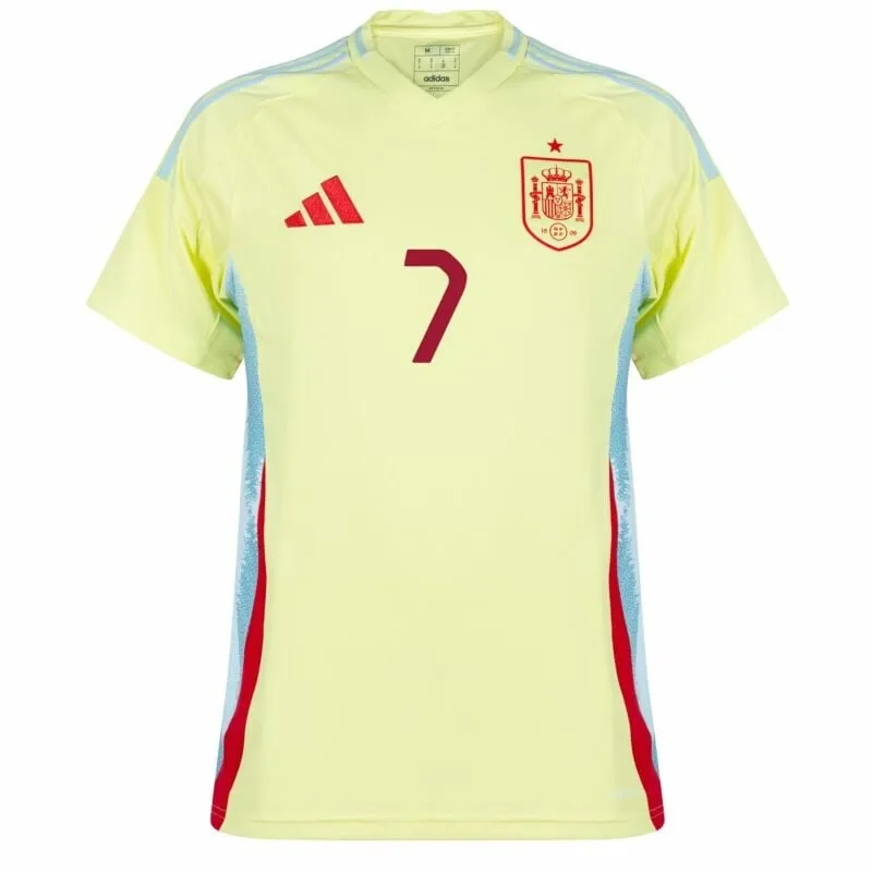 Morata's Spanische 2024/25 Auswärtstri kit - Gelb