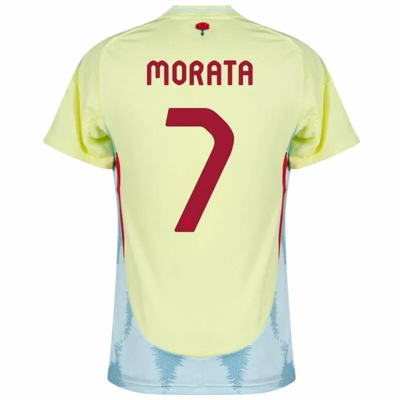 Morata's Spanische 2024/25 Auswärtstri kit - Gelb