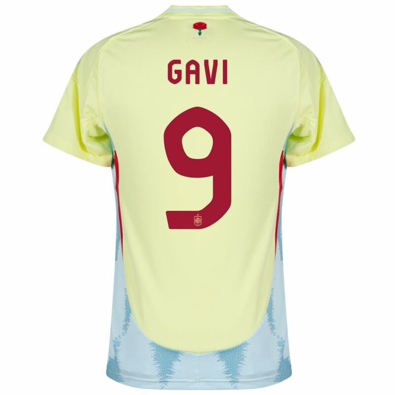 Maillot d'extérieur de l'Espagne de Gavi 2024/25 - Jaune