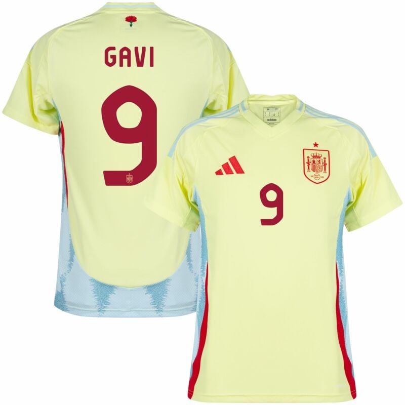 Maillot d'extérieur de l'Espagne de Gavi 2024/25 - Jaune