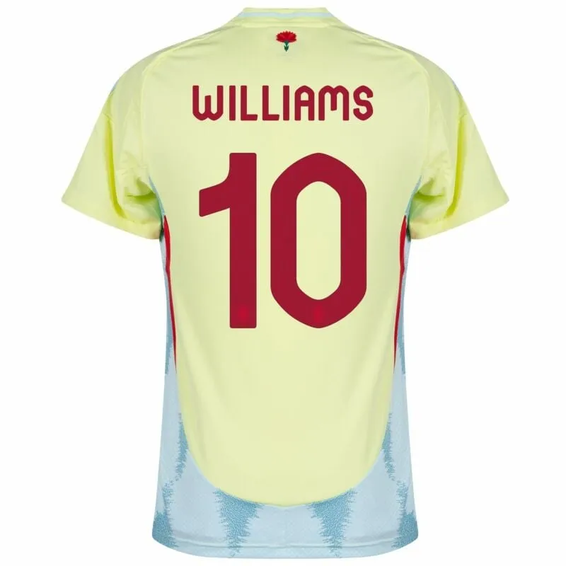 Maillot d'extérieur de l'Espagne de Williams 2024/25 - Jaune