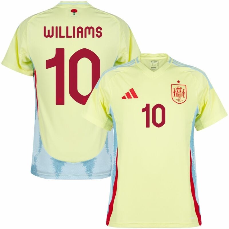 Maillot d'extérieur de l'Espagne de Williams 2024/25 - Jaune