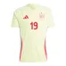Maillot d'extérieur de l'Espagne de Yamal 2024/25 - Jaune