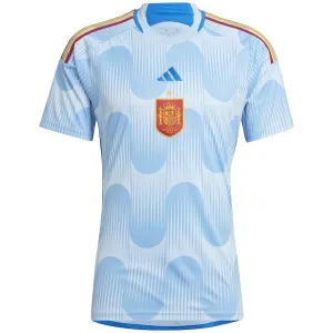 Maillot d'extérieur de l'Espagne pour la Coupe du monde 2022 - Bleu