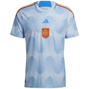 Maillot d'extérieur de l'Espagne pour la Coupe du monde 2022 - Version joueur - Bleu