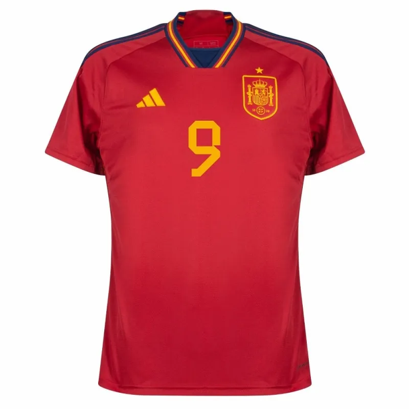 Maglia principale della Spagna per la Coppa del mondo FIFA 2022 di Gavi - Rosso