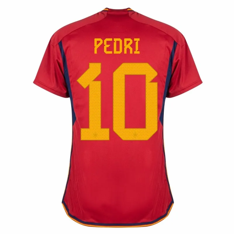 Le maillot principal de l'Espagne pour la Coupe du monde FIFA 2022 de Pedri - Rouge