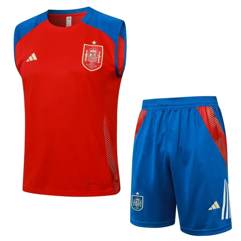 Gilet + short de l'Espagne 2024/25 - rouge
