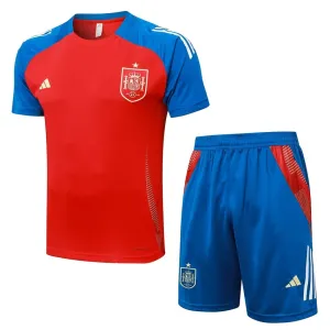 Spain's 2024/25 training suit + shorts - red