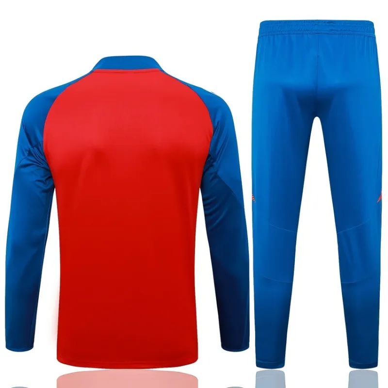 Vêtements de sport à manches longues + pantalons de l'Espagne 2024/25 - rouge