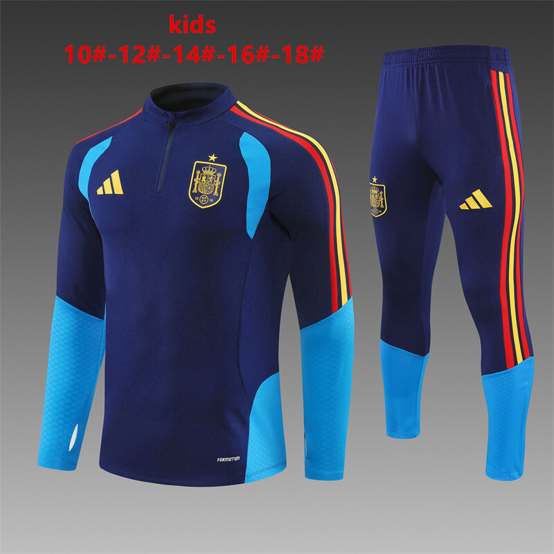 Espagne 2026/27 Ensemble Sport Enfant bleu