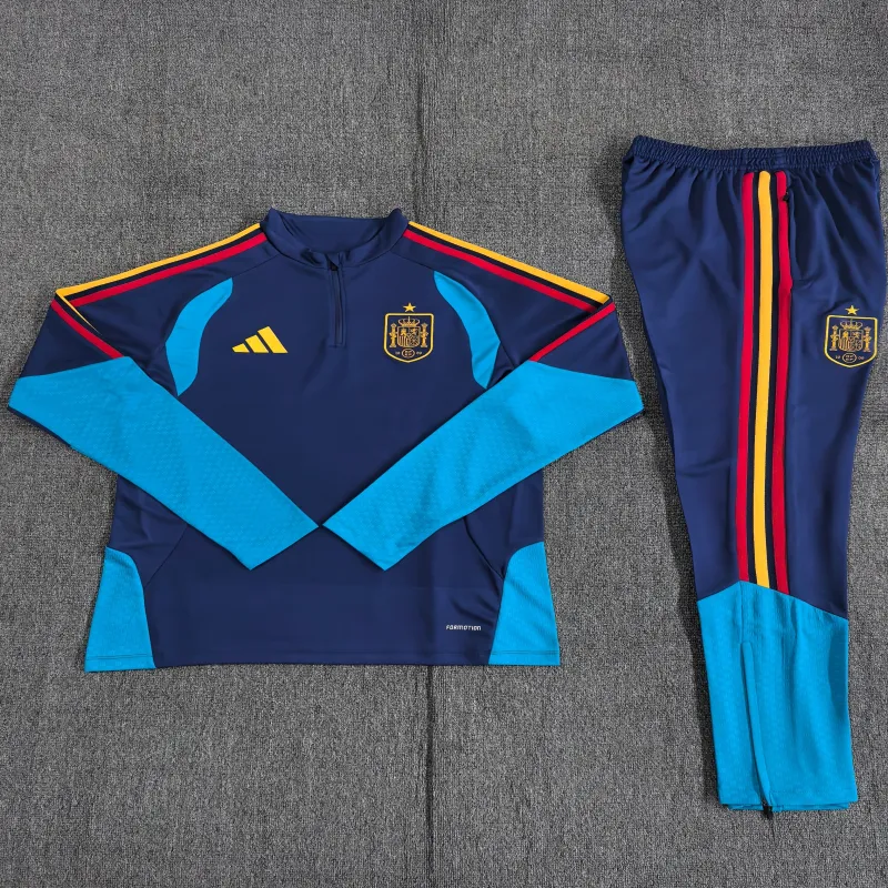 Espagne 2026/27 Ensemble Sport Enfant bleu
