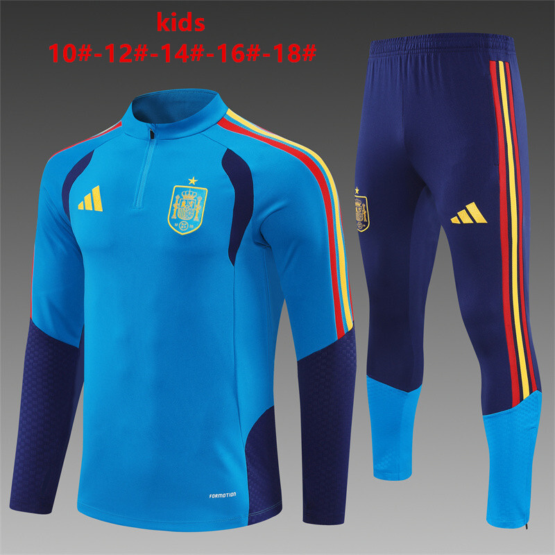Espagne 2026/27 Ensemble Sport Enfant bleu