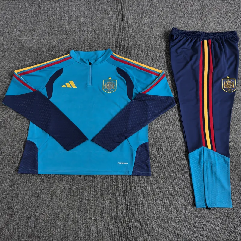 Espagne 2026/27 Ensemble Sport Enfant bleu