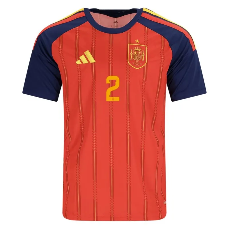 Camiseta local España CARVAJAL 2026/27 - Roja