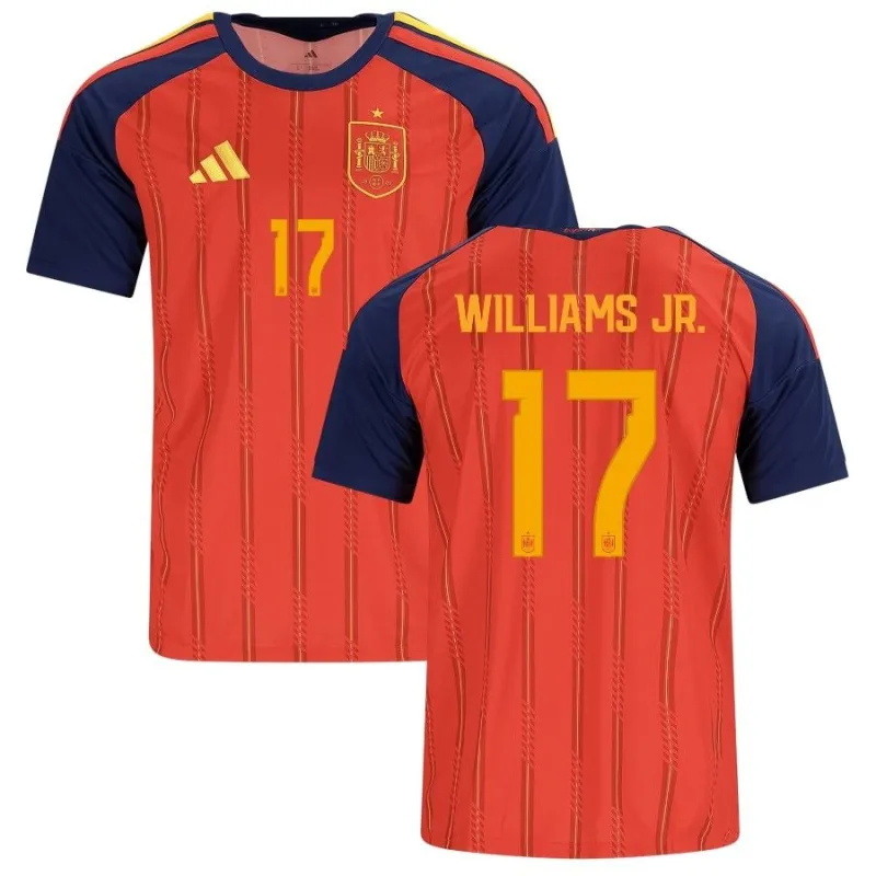 Maillot domicile Espagne WILLIAMS JR 2026/27 - Rouge