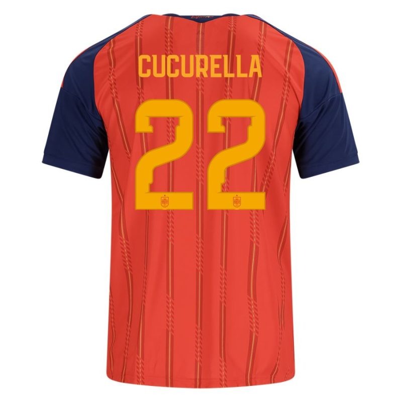 Maillot domicile Espagne CUCURELLA 2026/27 - Rouge