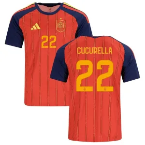 Maglia casalinga Spagna CUCURELLA 2026/27 - Rossa
