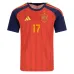 Spain WILLIAMS JR 2026/27 Home Kids Kit - Red