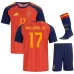 Spain WILLIAMS JR 2026/27 Home Kids Kit - Red