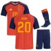 Ensemble Domicile Enfant Espagne PEDRI 2026/27 - Rouge