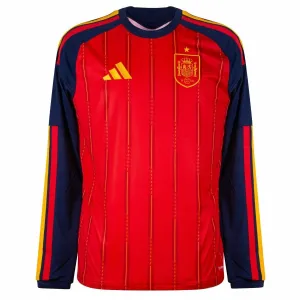 Maglia casalinga maniche lunghe Spagna 2026/27 - Rossa