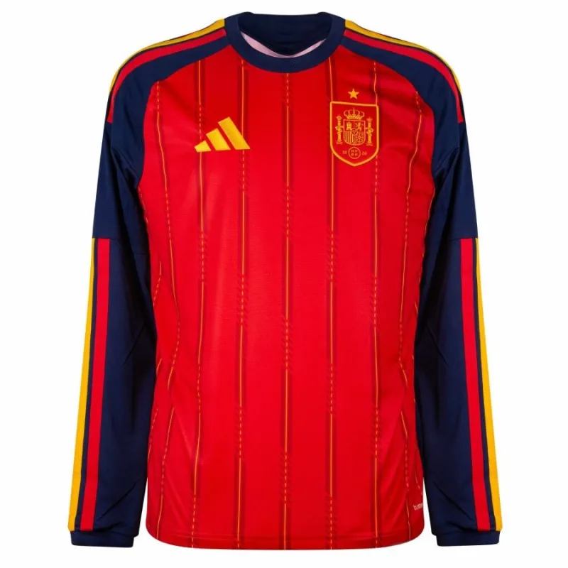 Maillot domicile manches longues Espagne 2026/27 - Rouge