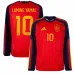 Maillot domicile manches longues Espagne LAMINE YAMAL 2026/27 - Rouge