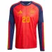 Camiseta local manga larga España PEDRI 2026/27 - Roja
