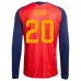 Camiseta local manga larga España PEDRI 2026/27 - Roja