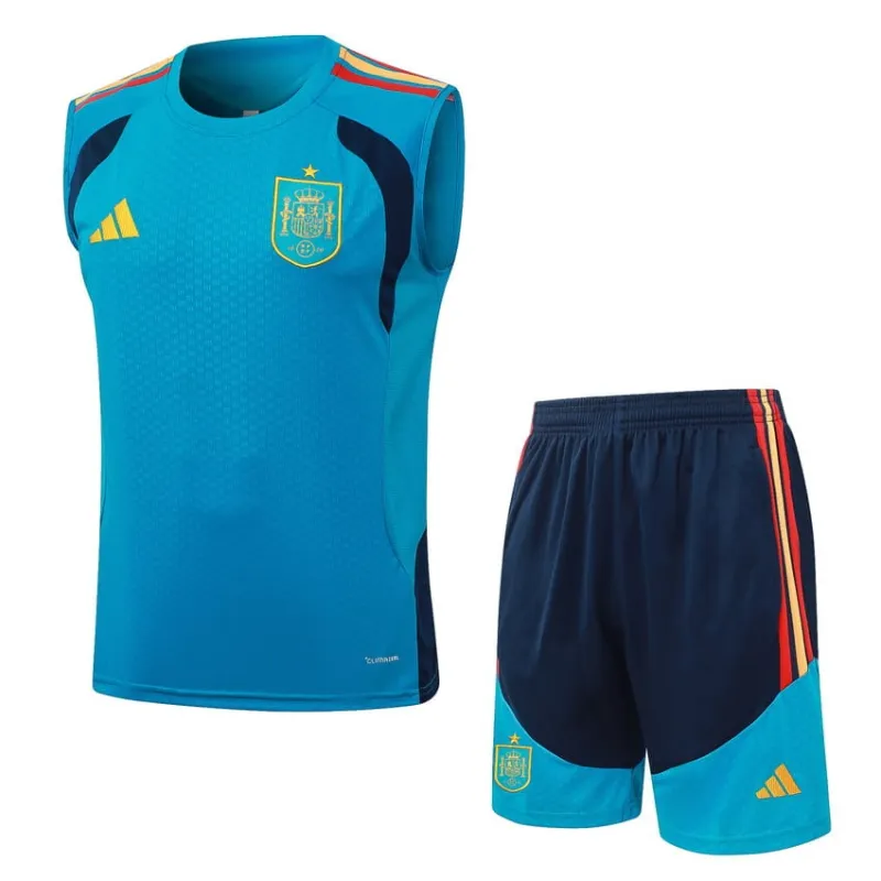 Ensemble Gilet Espagne 2026/27 Bleu